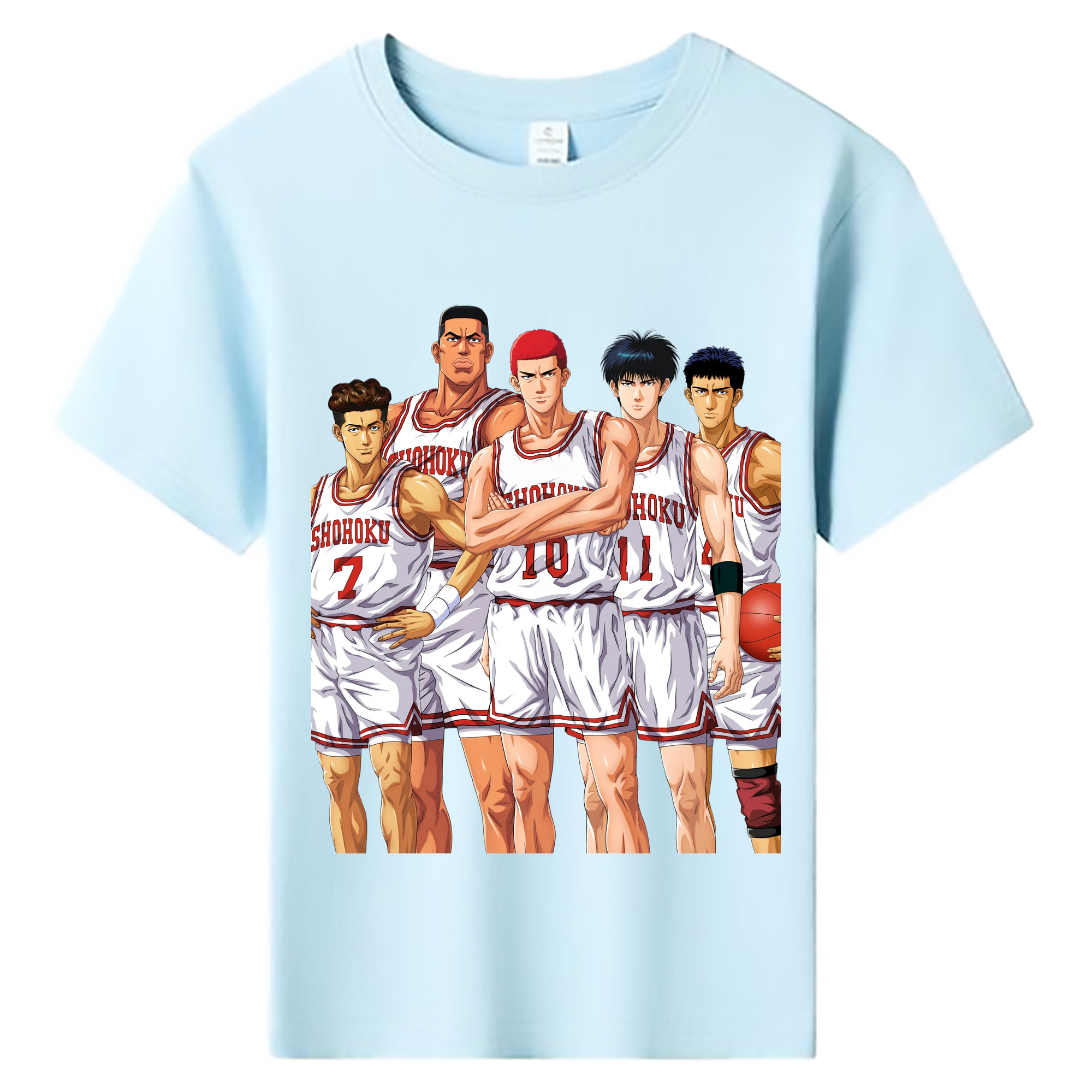 （画像用） SLAM DUNK／スラムダンク 綿100％キッズTシャツ（フロントプリント）